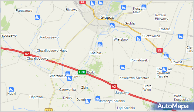 mapa Gółkowo, Gółkowo na mapie Targeo