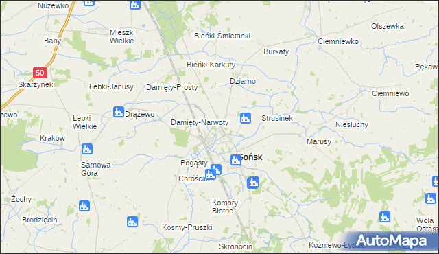 mapa Gołotczyzna, Gołotczyzna na mapie Targeo