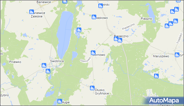 mapa Górnowo, Górnowo na mapie Targeo