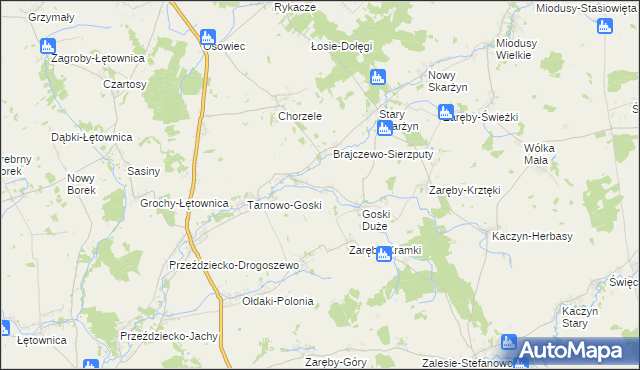 mapa Goski-Pełki, Goski-Pełki na mapie Targeo