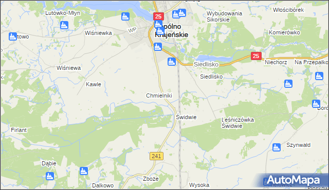 mapa Grochowiec, Grochowiec na mapie Targeo