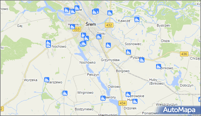 mapa Grzymysław, Grzymysław na mapie Targeo