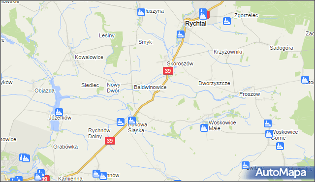 mapa Igłowice gmina Namysłów, Igłowice gmina Namysłów na mapie Targeo