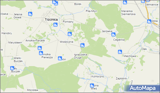 mapa Ignacówka Trzecia, Ignacówka Trzecia na mapie Targeo