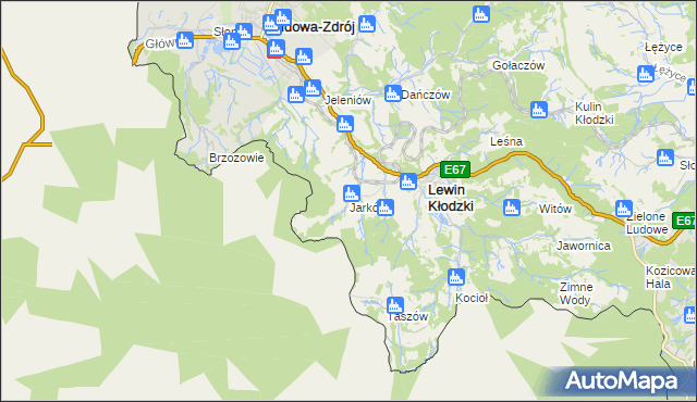 mapa Jarków, Jarków na mapie Targeo