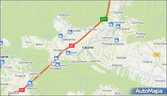 mapa Jęgrzna, Jęgrzna na mapie Targeo