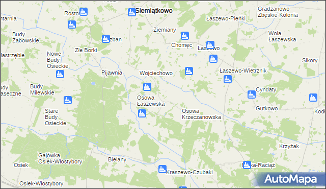 mapa Julianowo gmina Siemiątkowo, Julianowo gmina Siemiątkowo na mapie Targeo