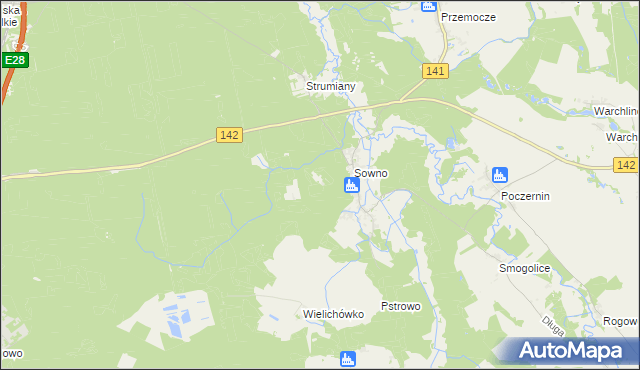 mapa Kępinka, Kępinka na mapie Targeo