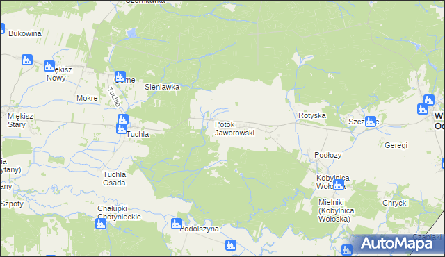 mapa Kobylnica Ruska, Kobylnica Ruska na mapie Targeo