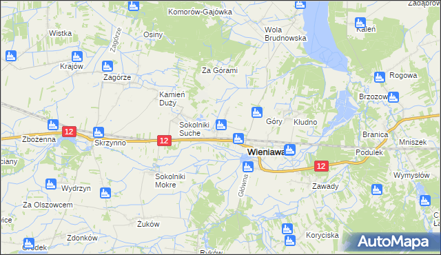 mapa Kochanów Wieniawski, Kochanów Wieniawski na mapie Targeo