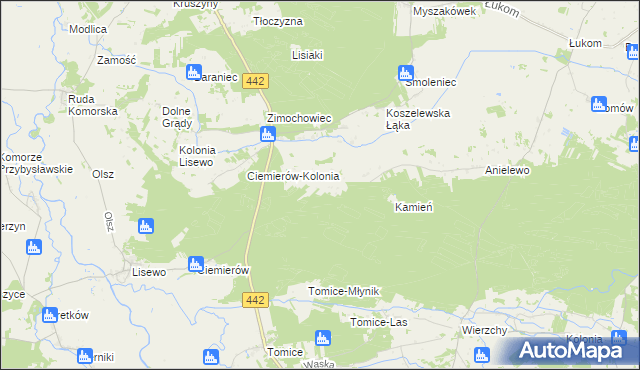 mapa Kolonia Janowska, Kolonia Janowska na mapie Targeo