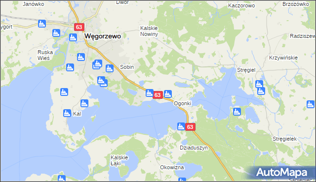 mapa Kolonia Rybacka, Kolonia Rybacka na mapie Targeo