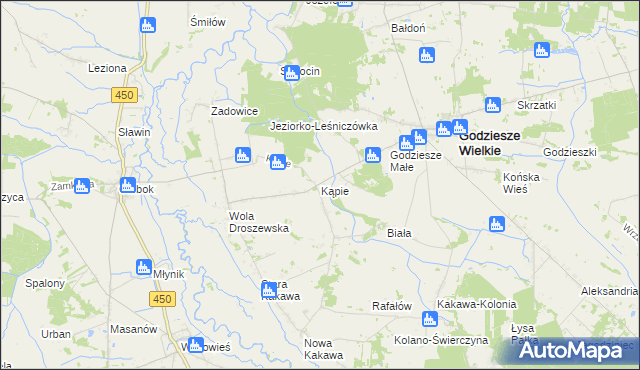 mapa Kopie, Kopie na mapie Targeo