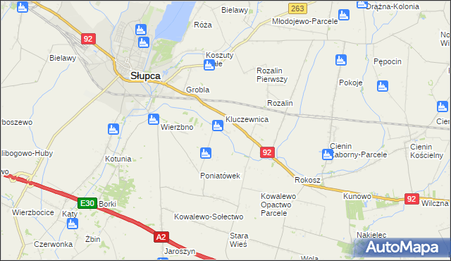 mapa Kowalewo-Góry, Kowalewo-Góry na mapie Targeo