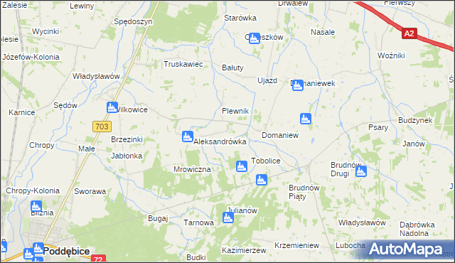 mapa Krasnołany, Krasnołany na mapie Targeo