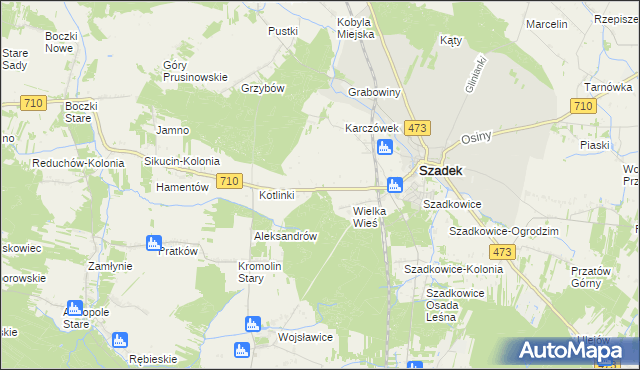 mapa Kromolin Nowy, Kromolin Nowy na mapie Targeo