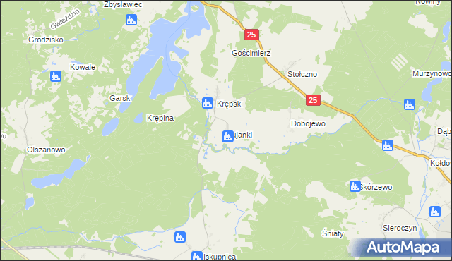 mapa Kujanki, Kujanki na mapie Targeo