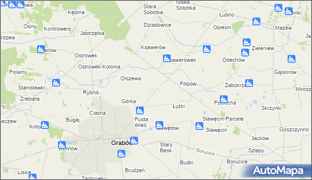 mapa Kurzjama, Kurzjama na mapie Targeo