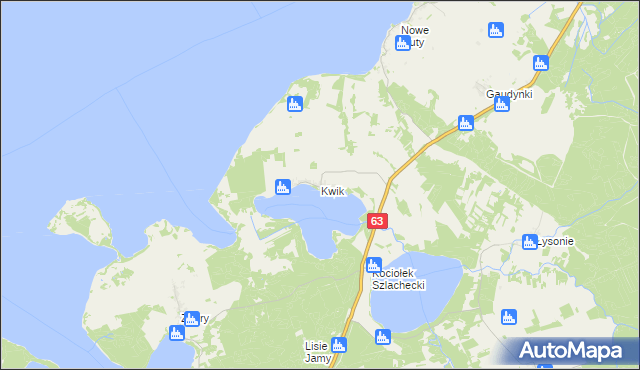 mapa Kwik, Kwik na mapie Targeo