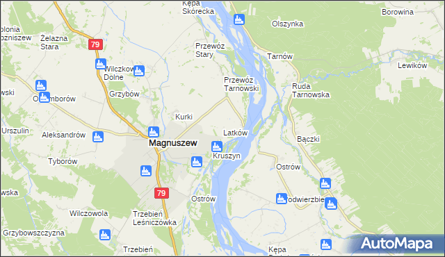 mapa Latków, Latków na mapie Targeo