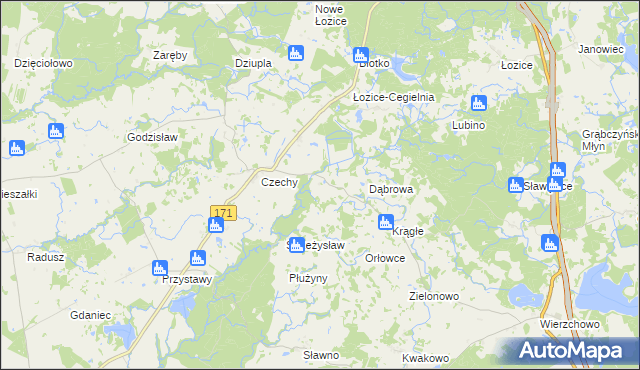 mapa Łozinka, Łozinka na mapie Targeo