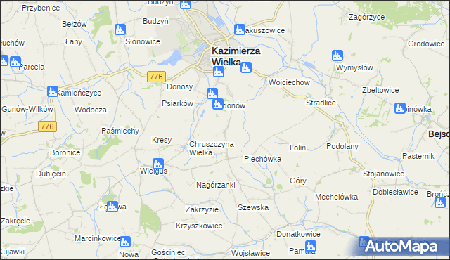 mapa Łyczaków, Łyczaków na mapie Targeo