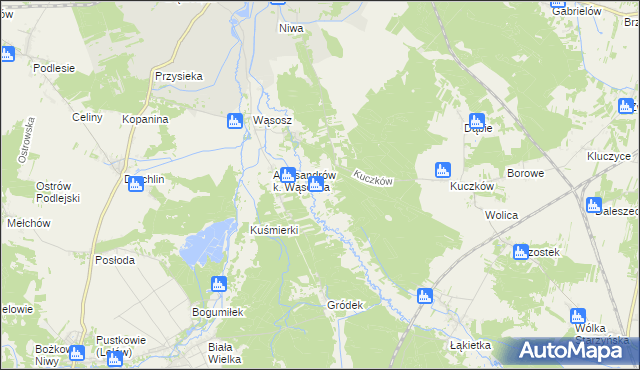 mapa Łysaków gmina Koniecpol, Łysaków gmina Koniecpol na mapie Targeo