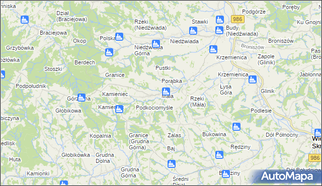 mapa Mała, Mała na mapie Targeo