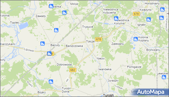 mapa Markowszczyzna, Markowszczyzna na mapie Targeo