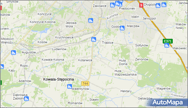 mapa Mazowszany, Mazowszany na mapie Targeo