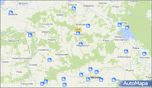 mapa Mejznerzyn, Mejznerzyn na mapie Targeo