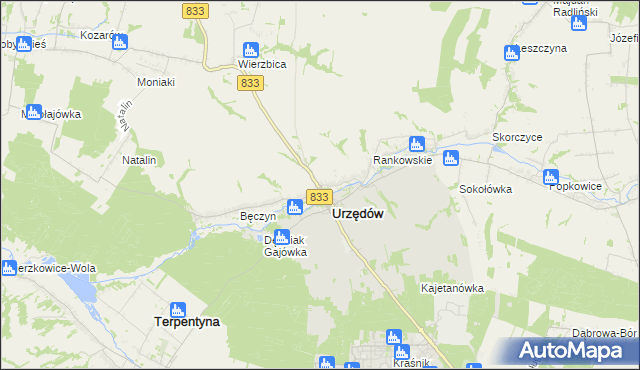 mapa Mikuszewskie, Mikuszewskie na mapie Targeo