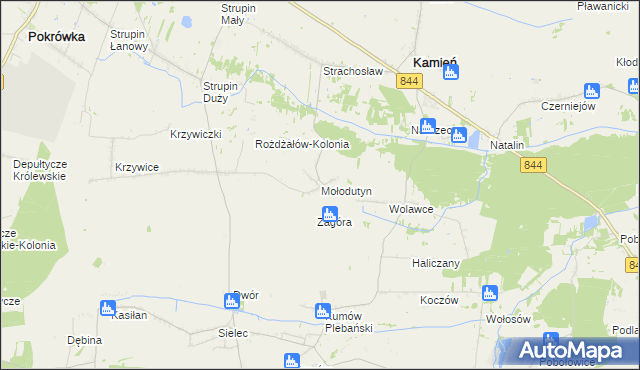 mapa Mołodutyn, Mołodutyn na mapie Targeo