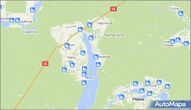 mapa Mołowiste, Mołowiste na mapie Targeo