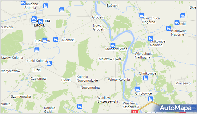 mapa Mołożew-Dwór, Mołożew-Dwór na mapie Targeo