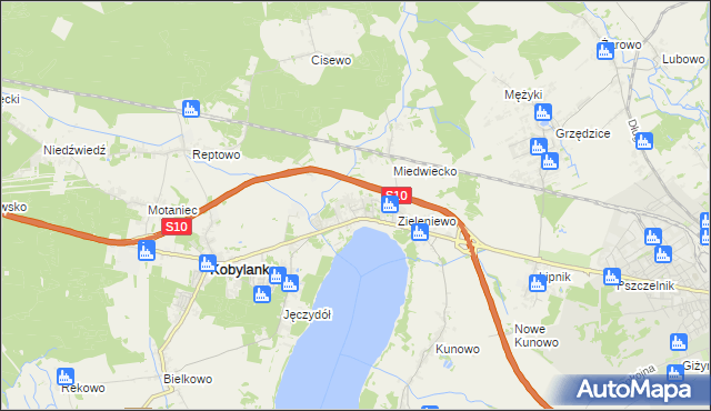 mapa Morzyczyn gmina Kobylanka, Morzyczyn gmina Kobylanka na mapie Targeo