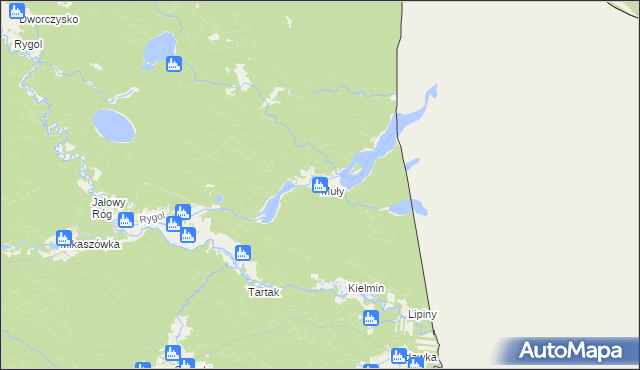 mapa Muły, Muły na mapie Targeo