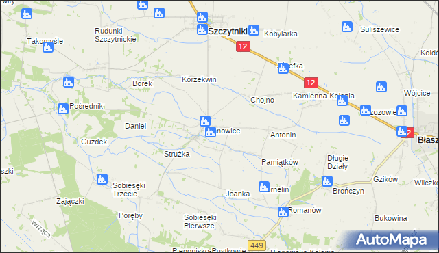 mapa Niemiecka Wieś, Niemiecka Wieś na mapie Targeo