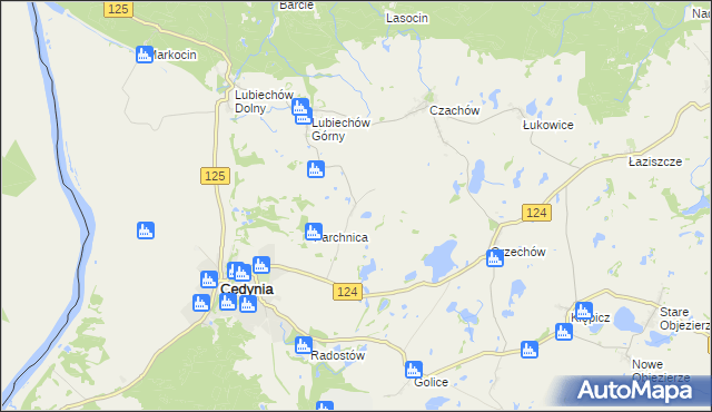 mapa Niesułów, Niesułów na mapie Targeo