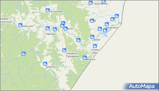 mapa Nowosiółki Dydyńskie, Nowosiółki Dydyńskie na mapie Targeo