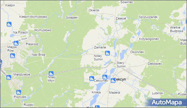 mapa Nowy Sumin, Nowy Sumin na mapie Targeo