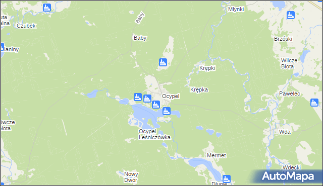 mapa Ocypel, Ocypel na mapie Targeo