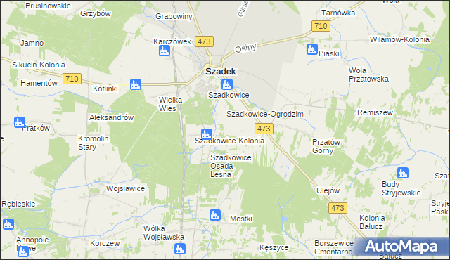 mapa Ogrodzim-Kolonia, Ogrodzim-Kolonia na mapie Targeo