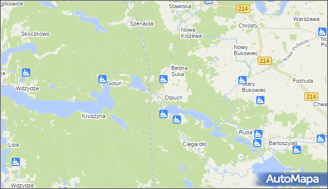 mapa Olpuch, Olpuch na mapie Targeo