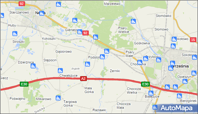 mapa Opatówko, Opatówko na mapie Targeo