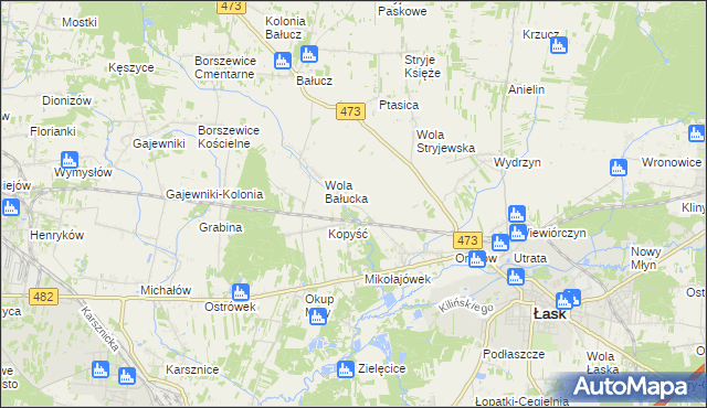 mapa Orchów-Wesółka, Orchów-Wesółka na mapie Targeo