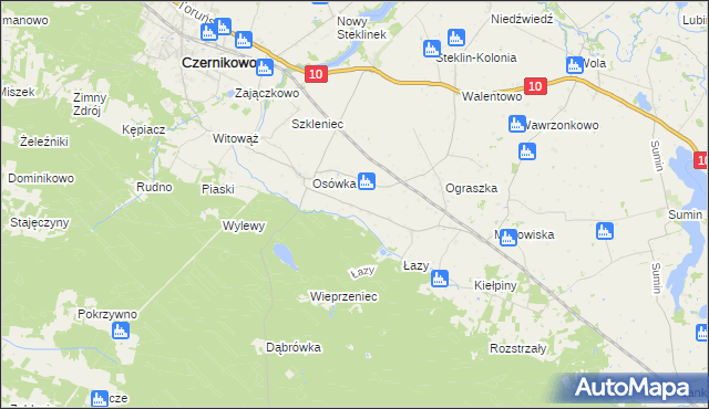 mapa Osówka-Kolonia, Osówka-Kolonia na mapie Targeo