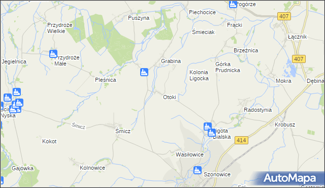 mapa Otoki, Otoki na mapie Targeo