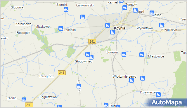 mapa Palmierowo, Palmierowo na mapie Targeo