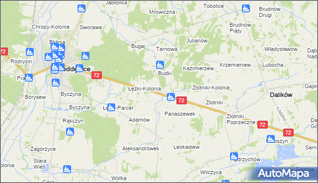 mapa Panaszew, Panaszew na mapie Targeo